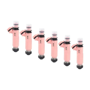 6Pcs 195500-4140 Fuel Injectors Fit For Pajero Sport 6G72 3.0 MR507376 6Pcs 195500-4140 Fuel Injectors Fit For Pajero Sport 6G72 3.0 MR507376