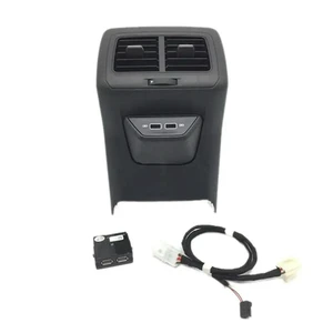 Plastic Rear Air Vent Outlet With Double Center Armrest USB Charging Adapter Cable For Vw Golf 7 MK7 7.5 5GG864298B Plastic Rear Air Vent Outlet With Double Center Armrest USB Charging Adapter Cable For Vw Golf 7 MK7 7.5 5GG864298B