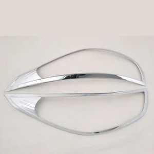 Exterior ABS Chrome Front Light Lamp Cover Headlight Covers Car Accessories For Hyundai Tucson IX35 2010 2011 2012 2013 2014 Exterior ABS Chrome Front Light Lamp Cover Headlight Covers Car Accessories For Hyundai Tucson IX35 2010 2011 2012 2013 2014