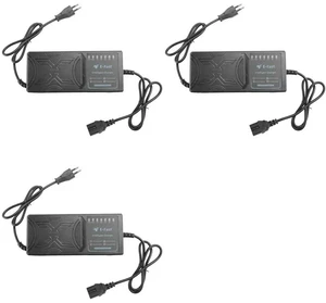 3X 60V 20AH Electric Vehicle 7 Light Display Power Display Current Leakage Protection/Full Pulse EU Plug