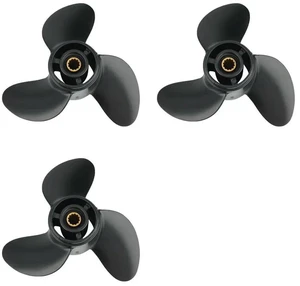 3X Outboard Propeller For Tohatsu Mercury Mariner 4567.8X9 Boat Screw 3 Blade 12 Spline Marine Engine Part 3X Outboard Propeller For Tohatsu Mercury Mariner 4567.8X9 Boat Screw 3 Blade 12 Spline Marine Engine Part