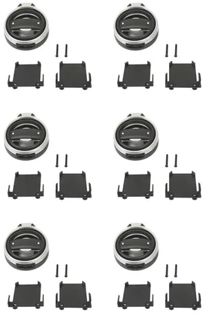 6X For Jeep Wrangler JK 2007-2017 JL JT Gladiator 2018-2023 Air Outlet Vent Cup Holder Foldable Water Cup Mount,B