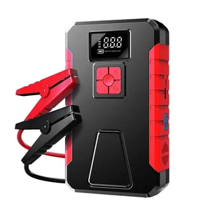 Car Jumper Jump Starter With Air Compressor, 1200A 150PSI Tire Inflator Air Pump Featuring LCD Display Car Jumper Jump Starter With Air Compressor, 1200A 150PSI Tire Inflator Air Pump Featuring LCD Display