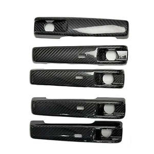 5Pcs Real Carbon Exterior Door Handle Cover Trim For Mercedes Benz 5Pcs Real Carbon Exterior Door Handle Cover Trim For Mercedes Benz