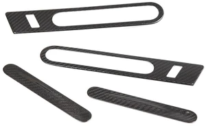 For Nissan R35 GTR 2006-2018 Real Carbon Fiber Outer Door Handle Cover Glossy Finish Pull Surround Interior Trim For Nissan R35 GTR 2006-2018 Real Carbon Fiber Outer Door Handle Cover Glossy Finish Pull Surround Interior Trim
