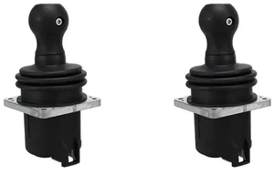 2X Industrial Joystick 101174 101174GT GE-101174 Dual Axis With Knob Joystick Controller For Genie Boom Lift 2X Industrial Joystick 101174 101174GT GE-101174 Dual Axis With Knob Joystick Controller For Genie Boom Lift