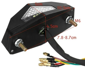 Universal Motorcycle LED Turn Signals Modified Tail Light Cafe RFender Edge Brake Lamp Universal Motorcycle LED Turn Signals Modified Tail Light Cafe RFender Edge Brake Lamp