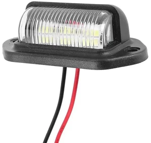 4Pcs 12V 6 SMD LED Exterior License Plate Tag Light Waterproof License Plate Lamp Taillight For Car Truck RV Trailer Boat 4Pcs 12V 6 SMD LED Exterior License Plate Tag Light Waterproof License Plate Lamp Taillight For Car Truck RV Trailer Boat