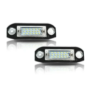 2Pcs White LED Light Error Free Number License Plate Lights For Volvo S80 XC90 S40 XC60 S60 C70 V50 XC70 V70 2Pcs White LED Light Error Free Number License Plate Lights For Volvo S80 XC90 S40 XC60 S60 C70 V50 XC70 V70
