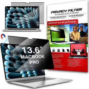 avakot Magnetic Removable Privacy Screen for MacBook Air 13/13.6 Inch M2-M4 avakot Magnetic Removable Privacy Screen for MacBook Air 13/13.6 Inch M2-M4