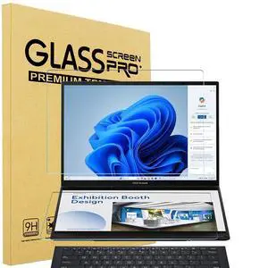 i-Tensodo 2 Pack 14 inch Tempered Glass Screen Protector for 2025-2024 ASUS Zenbook Duo 2-in-1 Laptop Dual 14'' OLED (UX8406),9H Hardness,HD Clear, Anti-Scratch i-Tensodo 2 Pack 14 inch Tempered Glass Screen Protector for 2025-2024 ASUS Zenbook Duo 2-in-1 Laptop Dual 14'' OLED (UX8406),9H Hardness,HD Clear, Anti-Scratch