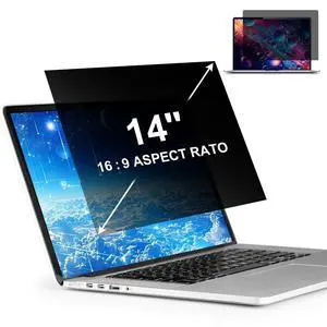 LILIONGTH 14 inch 16:9 Laptop Privacy Screen Protector, Privacy Filter Screen Protector for 14" Laptops, Anti Peek and Glare Privacy Screen Protector for Lenovo, HP, Dell, ASUS LILIONGTH 14 inch 16:9 Laptop Privacy Screen Protector, Privacy Filter Screen Protector for 14" Laptops, Anti Peek and Glare Privacy Screen Protector for Lenovo, HP, Dell, ASUS