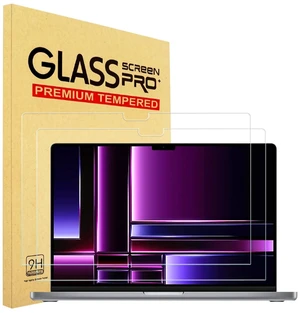 YINOVEEN 2 Pack Tempered Glass Screen Protector for MacBook Pro 14 Inch YINOVEEN 2 Pack Tempered Glass Screen Protector for MacBook Pro 14 Inch