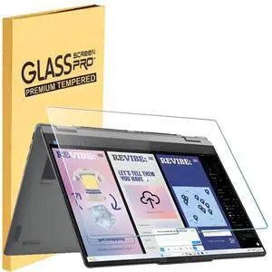 MUBUY-GOL Tempered Glass Screen Protector for 2025 Lenovo Yoga 7 / 7i 16" 2-in-1 Touchscreen Laptop (16ILL10 / 16AKP10), 9H Hardness, Anti-Scratch, High Definition Glass MUBUY-GOL Tempered Glass Screen Protector for 2025 Lenovo Yoga 7 / 7i 16" 2-in-1 Touchscreen Laptop (16ILL10 / 16AKP10), 9H Hardness, Anti-Scratch, High Definition Glass