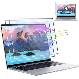 IPROKKO 2 Pack 14-Inch 16:9 Blue Light Filter Laptop Screen Protector IPROKKO 2 Pack 14-Inch 16:9 Blue Light Filter Laptop Screen Protector