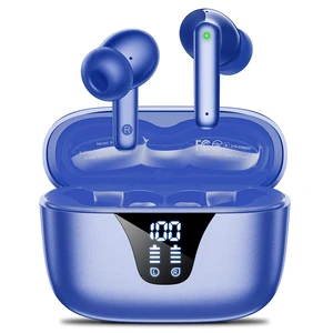 Wireless Earbuds, 50H Playtime Bluetooth Headphones, LED Display Case Wireless Earbuds, 50H Playtime Bluetooth Headphones, LED Display Case
