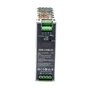 DDR-240B-24 24V 10A DC-DC Converter, Ultra Slim, 16.8-33.6VDC Input, Railway Applications DDR-240B-24 24V 10A DC-DC Converter, Ultra Slim, 16.8-33.6VDC Input, Railway Applications