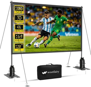 Wootfairy 120inch Portable Projector Screen Stand Heavy Iron Plate Base Wootfairy 120inch Portable Projector Screen Stand Heavy Iron Plate Base