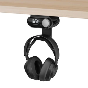Under Desk Headphone Hanger Stand for Steelseries Arctis Nova Pro, Elite and Pro Omni Wireless Headsets with Dock for the Wireless Base Station by Brainwavz (HPS02) Under Desk Headphone Hanger Stand for Steelseries Arctis Nova Pro, Elite and Pro Omni Wireless Headsets with Dock for the Wireless Base Station by Brainwavz (HPS02)