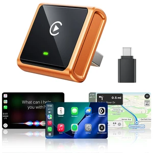 Mini Wireless CarPlay Adapter for iPhone Apple, USB-A/C Plug & Play Mini Wireless CarPlay Adapter for iPhone Apple, USB-A/C Plug & Play