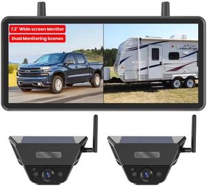 AUTO-VOX 2 Solar Backup Camera Wireless for RVs, Flexible Monitoring AUTO-VOX 2 Solar Backup Camera Wireless for RVs, Flexible Monitoring