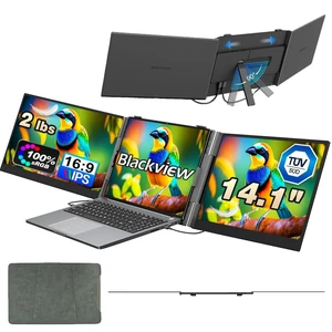 Blackview Triple Laptop Screen Extender 14 inch USB C Plug Play Blackview Triple Laptop Screen Extender 14 inch USB C Plug Play