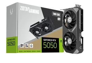 ZOTAC Gaming GeForce RTX 5050 Twin Edge OC DLSS 4 8GB GDDR6 128-bit 20 Gbps PCIE 5.0 Gaming Graphics Card, SFF-Ready Compact Card, ZT-B50500H-10M ZOTAC Gaming GeForce RTX 5050 Twin Edge OC DLSS 4 8GB GDDR6 128-bit 20 Gbps PCIE 5.0 Gaming Graphics Card, SFF-Ready Compact Card, ZT-B50500H-10M