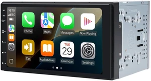AINAVI 7" 2+32G Android Double Din Car Radio Stereo Touchscreen CarPlay/Wired Android Auto, 1280 * 720 QLED/SWC/Bluetooth AM/FM (No Backup Camera) AINAVI 7" 2+32G Android Double Din Car Radio Stereo Touchscreen CarPlay/Wired Android Auto, 1280 * 720 QLED/SWC/Bluetooth AM/FM (No Backup Camera)