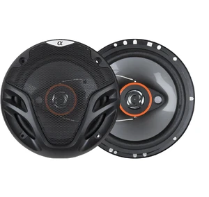 Alphasonik Pair AS26 6.5 inch 350 Watts Max 3-Way Car Audio Full Range Coaxial Speakers with Universal Mounting Holes for Easy Installation and Grills Included Alphasonik Pair AS26 6.5 inch 350 Watts Max 3-Way Car Audio Full Range Coaxial Speakers with Universal Mounting Holes for Easy Installation and Grills Included