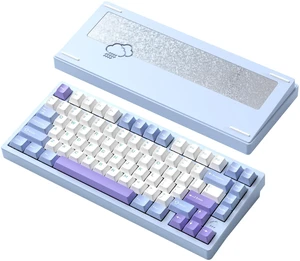 KIBU WOBKEY Rainy75 75% Tri-Mode Mechanical Keyboard, CNC Aluminum Custom Wireless Keyboard, Hot Swappable, VIA Programmable, Cocoa Switch, RGB Backlit,BT/2.4G/Wired for Mac/Win(Pro Blue) KIBU WOBKEY Rainy75 75% Tri-Mode Mechanical Keyboard, CNC Aluminum Custom Wireless Keyboard, Hot Swappable, VIA Programmable, Cocoa Switch, RGB Backlit,BT/2.4G/Wired for Mac/Win(Pro Blue)