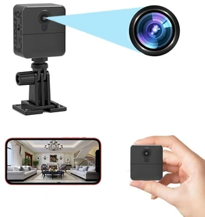 HUOMOI W6 Mini Wireless WiFi Smart Camera FHD Compact Home Security Remote Indoor IP Camera with Motion Detection, IR Night Vision, Pet & Baby Monitor, Remote Playback via App HUOMOI W6 Mini Wireless WiFi Smart Camera FHD Compact Home Security Remote Indoor IP Camera with Motion Detection, IR Night Vision, Pet & Baby Monitor, Remote Playback via App