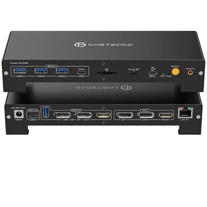 JCYMELE USB C KVM Switch 3 Montors 2 Computers with 100W PD Supply Hybrid Displayport and HDMI KVM Docking Station Triple 4K60Hz or Dual 4K144Hz Extended Display for Laptop and PC Share 15 in 1 Dock JCYMELE USB C KVM Switch 3 Montors 2 Computers with 100W PD Supply Hybrid Displayport and HDMI KVM Docking Station Triple 4K60Hz or Dual 4K144Hz Extended Display for Laptop and PC Share 15 in 1 Dock