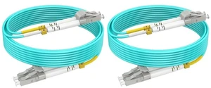 RamboCables-OM4 Multimode LC to LC Fiber Patch Cable MMF, 200ft/61m, 2Pack RamboCables-OM4 Multimode LC to LC Fiber Patch Cable MMF, 200ft/61m, 2Pack