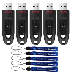 SanDisk Flash Drive 32GB Ultra USB Pen Drive 5 Pack Portable Memory Stick SanDisk Flash Drive 32GB Ultra USB Pen Drive 5 Pack Portable Memory Stick