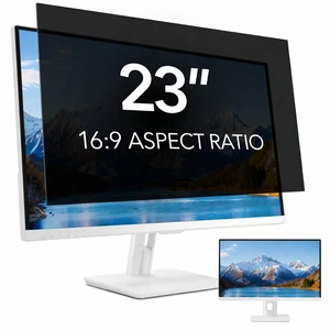 QOYZINE 23 inch Computer Privacy Screen Filter for 16:9 Aspect Ratio Widescreen Monitor,23in Curved Computer Monitor Privacy Shield Anti Glare Eye Protection, Anti-Scratch Removable Protector Film QOYZINE 23 inch Computer Privacy Screen Filter for 16:9 Aspect Ratio Widescreen Monitor,23in Curved Computer Monitor Privacy Shield Anti Glare Eye Protection, Anti-Scratch Removable Protector Film