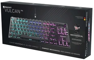 ROCCAT Vulcan TKL Linear PC Gaming Keyboard, Titan Switch Mechanical with Per Key AIMO RGB Lighting, Tenkeyless, Compact Design, Anodized Aluminum Top Plate, Detachable USB-C Cable, Black ROCCAT Vulcan TKL Linear PC Gaming Keyboard, Titan Switch Mechanical with Per Key AIMO RGB Lighting, Tenkeyless, Compact Design, Anodized Aluminum Top Plate, Detachable USB-C Cable, Black