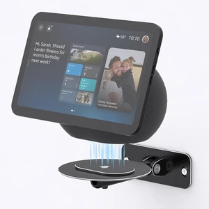 DGPCT Adjustable Wall Mount for Echo Show 11 & Echo Show 8 4th Gen, Swivel and Tilt Adjustment, Space-Saving Smart Display Aluminum Bracket with Cable Management, Drilling Installation (Black) DGPCT Adjustable Wall Mount for Echo Show 11 & Echo Show 8 4th Gen, Swivel and Tilt Adjustment, Space-Saving Smart Display Aluminum Bracket with Cable Management, Drilling Installation (Black)