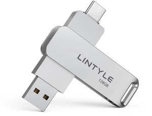 LINTYLE 128GB External SSD Flash Drive Dual Drive Up to 450MB/s LINTYLE 128GB External SSD Flash Drive Dual Drive Up to 450MB/s