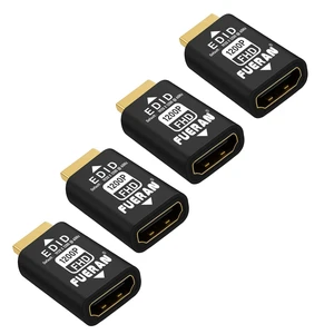 FUERAN HDMI edid Emulator Adapter, emulators,Reliable Pass-Through for Video Splitters, Extenders, AV Receivers Plug & Play (1920X1200@60Hz-4P) FUERAN HDMI edid Emulator Adapter, emulators,Reliable Pass-Through for Video Splitters, Extenders, AV Receivers Plug & Play (1920X1200@60Hz-4P)