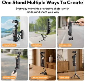 ULANZI MA66L Camera Tripod Compatible with Insta360 Luna Pro Ultra (Black) ULANZI MA66L Camera Tripod Compatible with Insta360 Luna Pro Ultra (Black)