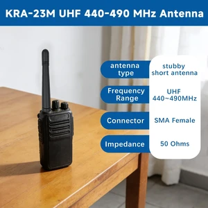KRA-23M UHF 440-490MHz Antenna Replacement for Kenwood NX-5300 NX-300 10Pcs KRA-23M UHF 440-490MHz Antenna Replacement for Kenwood NX-5300 NX-300 10Pcs