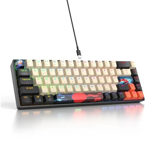 Vumilstek 65% Mechanical Keyboard Wired Linear Red Switch RGB Backlight Vumilstek 65% Mechanical Keyboard Wired Linear Red Switch RGB Backlight