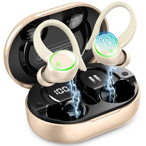 Wireless Earbuds Sports, Bluetooth 5.4 Headphones Hifi Stereo, Earphones with Earhooks, 50H Playback Over Ear Buds, IP7 Waterproof Fitness Headset for Gym Running Workout, ENC Noise Cancelling Wireless Earbuds Sports, Bluetooth 5.4 Headphones Hifi Stereo, Earphones with Earhooks, 50H Playback Over Ear Buds, IP7 Waterproof Fitness Headset for Gym Running Workout, ENC Noise Cancelling
