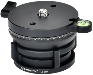 SUNWAYFOTO LB-75R 360 Panoramic Leveling Base Tripod Head 33 lbs (15kg) Load Capacity SUNWAYFOTO LB-75R 360 Panoramic Leveling Base Tripod Head 33 lbs (15kg) Load Capacity
