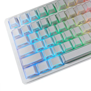 surmen PBT White Keycaps Cherry Profile for Gaming Keyboard surmen PBT White Keycaps Cherry Profile for Gaming Keyboard