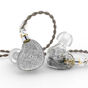 BASN ASONE PRO 14.2mm Planar in Ear Monitor, 3.5/4.4mm MMCX IEMs, Silver BASN ASONE PRO 14.2mm Planar in Ear Monitor, 3.5/4.4mm MMCX IEMs, Silver
