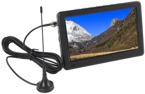 FOSA 6 Inch Portable Digital TV with ATSC Tuner, HD 1080p Small LCD Television for Camping, Car, Travel, Built in USB, TF Card Slot, FM Radio, Rechargeable Battery FOSA 6 Inch Portable Digital TV with ATSC Tuner, HD 1080p Small LCD Television for Camping, Car, Travel, Built in USB, TF Card Slot, FM Radio, Rechargeable Battery