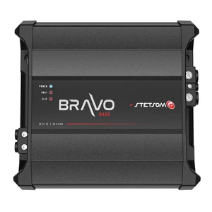 Stetsom Bravo BASS 3000 1 Ohm Mono Subwoofer Car Audio Amplifier, 3000.1 3K Watts RMS, 1 Stable, 3000x1, Monoblock, Sound Quality, Crossover & Bass Boost 3000W Sub Amp, Smart Coolers Stetsom Bravo BASS 3000 1 Ohm Mono Subwoofer Car Audio Amplifier, 3000.1 3K Watts RMS, 1 Stable, 3000x1, Monoblock, Sound Quality, Crossover & Bass Boost 3000W Sub Amp, Smart Coolers