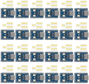 KEAcvise 24-Pack RP2040-Zero Board, Dual-Core Cortex M0+, Pico KEAcvise 24-Pack RP2040-Zero Board, Dual-Core Cortex M0+, Pico
