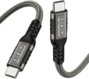 Grtoeud 20FT USB-C to USB-C Cable, 4K@60Hz Video Output, 20Gbps Data Sync Grtoeud 20FT USB-C to USB-C Cable, 4K@60Hz Video Output, 20Gbps Data Sync